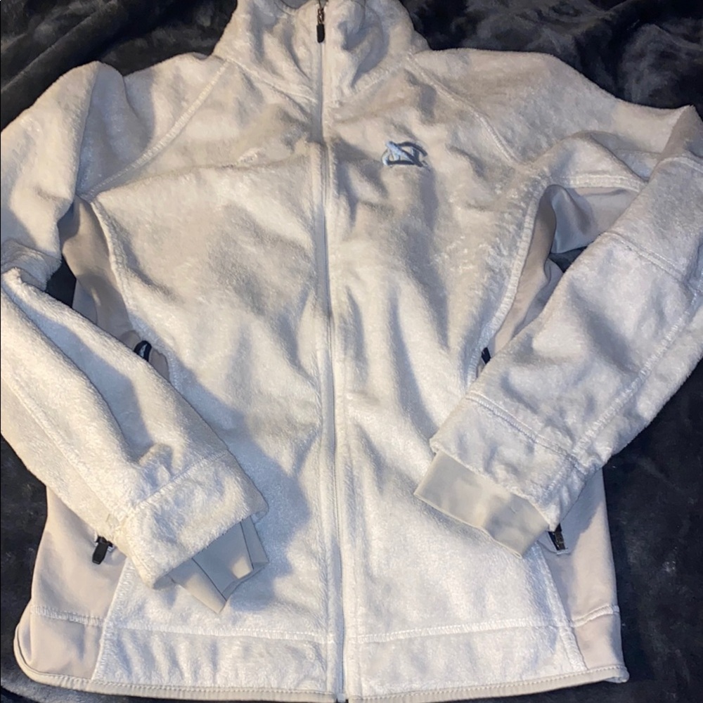 White Full-Zip Jacket Columbia UNC